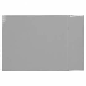 Caja archivador liderpapel de palanca carton folio documenta lomo 75mm color gris