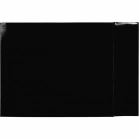 Caja archivador liderpapel de palanca carton folio documenta lomo 75mm color negro