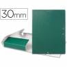 Carpeta proyectos liderpapel folio lomo 30mm carton gofrado verde - PJ36