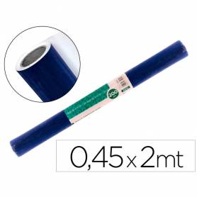Rollo adhesivo liderpapel especial ante azul rollo de 0,45 x 2 mt
