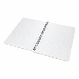 Cuaderno espiral liderpapel folio pautaguia tapa blanda 80h 75 gr cuadro pautado 2,5mm con margen colores surtidos