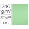 Cartulina liderpapel 50x65 cm 240g/m2 verde hierba paquete de 25 unidades - CT33