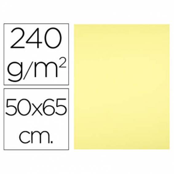 Cartulina liderpapel 50x65 cm 240 g/m2 amarillo medio