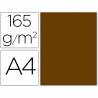 Papel color liderpapel a4 165g / m2 marron pergamino paquete de 9 - PC85