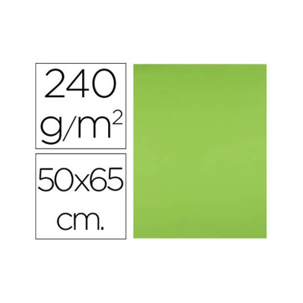 Cartulina liderpapel 50x65 cm 240g/m2 verde hierba