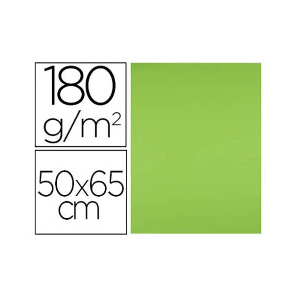 Cartulina liderpapel 50x65 cm 180g/m2 verde hierba
