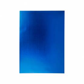 Goma eva liderpapel 50x70 cm espesor 2 mm metalizada azul