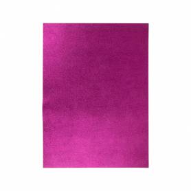 Goma eva con purpurina liderpapel 50x70cm 60g/m2 espesor 2mm violeta