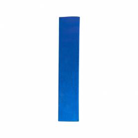 Papel crespon liderpapel 50 cm x 2.5m metalizado azul