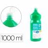 Tempera liquida liderpapel escolar 1000 ml verde - TP36