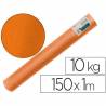 Papel kraft verjurado liderpapel naranja 150mt 65gr bobina 10kg - PK59