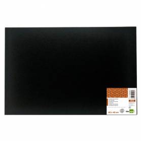 Tablero de anuncios liderpapel fieltro color negro 40x60 cm