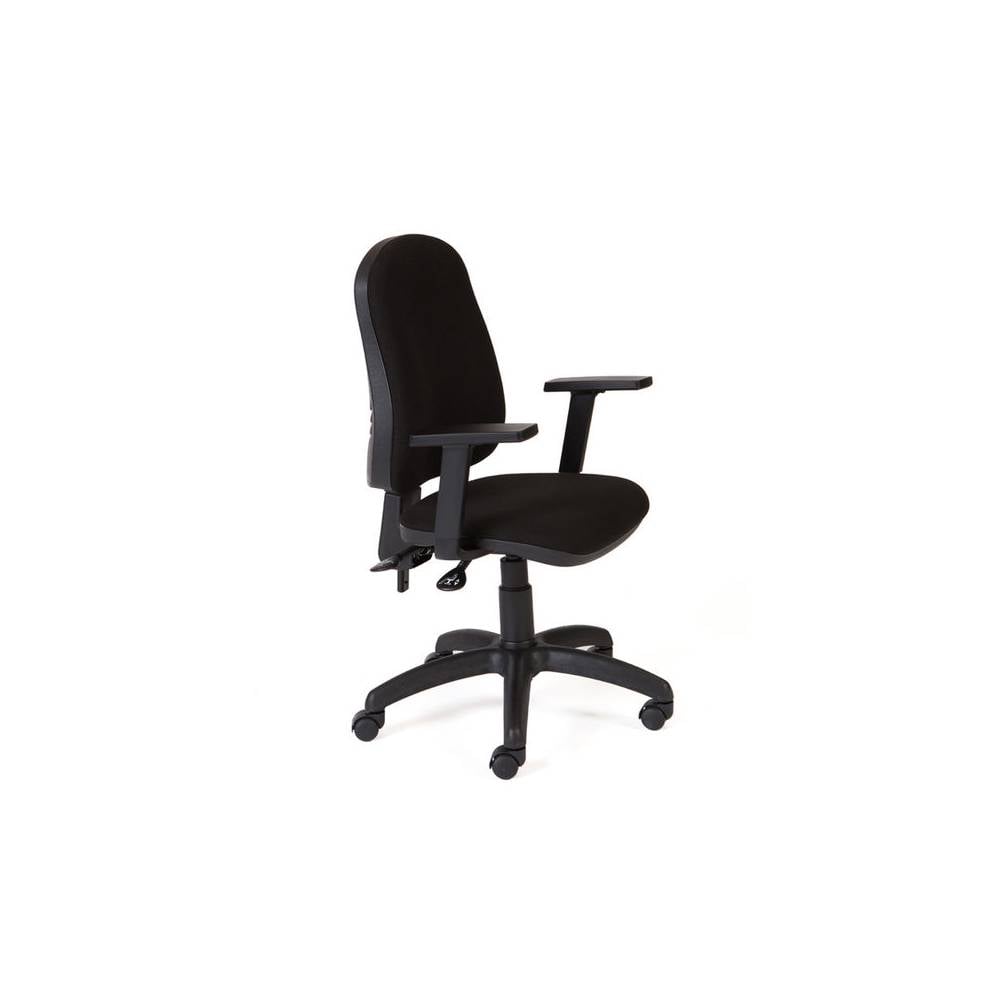 Silla rocada direccion sistema asincro con brazos color negro - 911 4+958