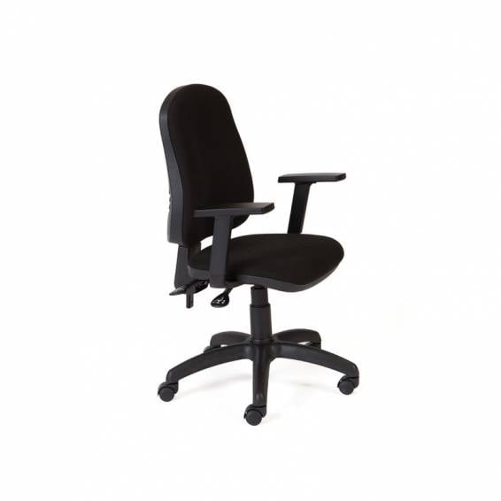 Silla rocada direccion sistema asincro con brazos color negro - 911 4+958