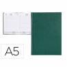Agenda 2024 encuadernada liderpapel corfu 15x21 cm dia pagina color verde papel 60 gr