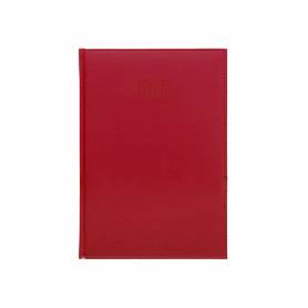 Agenda encuadernada liderpapel creta 17x24 cm 2024 semana vista color rojo papel 70 gr - 