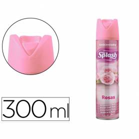 Ambientador spray splash rosas bote de 300 ml - 87557