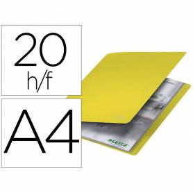 Carpeta leitz recycle escaparate din a4 20 fundas polipropileno amarillo - 46760015