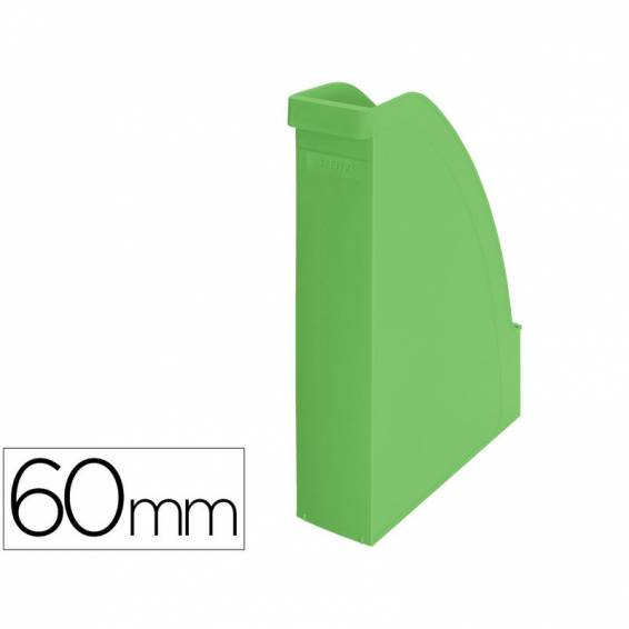 Revistero leitz recycle plastico lomo 60 mm verde - 24765050