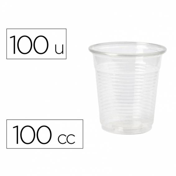 Vaso de plastico transparente 100 cc paquete de 100 unidades - 10350231