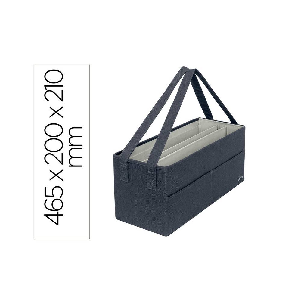 Bolsa de trabajo leitz tela gris 465x200x210 mm - 64440089