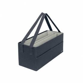 Bolsa de trabajo leitz tela gris 465x200x210 mm - 64440089