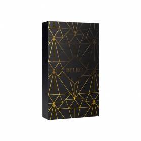 Boligrafo y estuche belius soiree color negro y dorado tinta azul caja de diseño - BB259