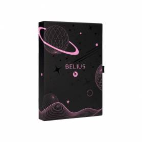Roller y funda de similpiel belius space b color minimalista rosa tinta azul caja de diseño - BB283