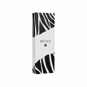 Roller belius dualita cuerpo blanco color negro tinta negra caja de diseño - BB304