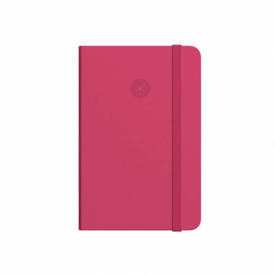 Cuaderno con gomilla antartik notes tapa dura a4 hojas puntos burdeos 100 hojas 80 gr fsc - TW50