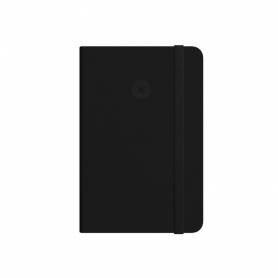 Cuaderno con gomilla antartik notes tapa blanda a5 hojas puntos negro 80 hojas 80 gr fsc - TX47