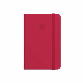 Cuaderno con gomilla antartik notes tapa blanda a5 hojas puntos rojo 80 hojas 80 gr fsc - TX61