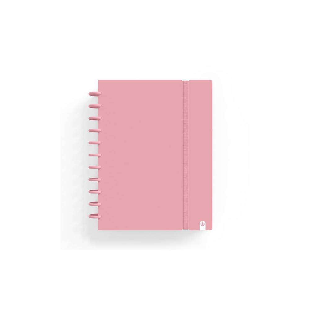 Cuaderno carchivo ingeniox foam a4 80h cuadricula rosa pastel - 66024125