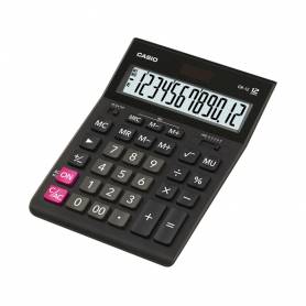 Calculadora casio gr-12-w sobremesa 12 digitos color negro - GR-12-W-EP-ES