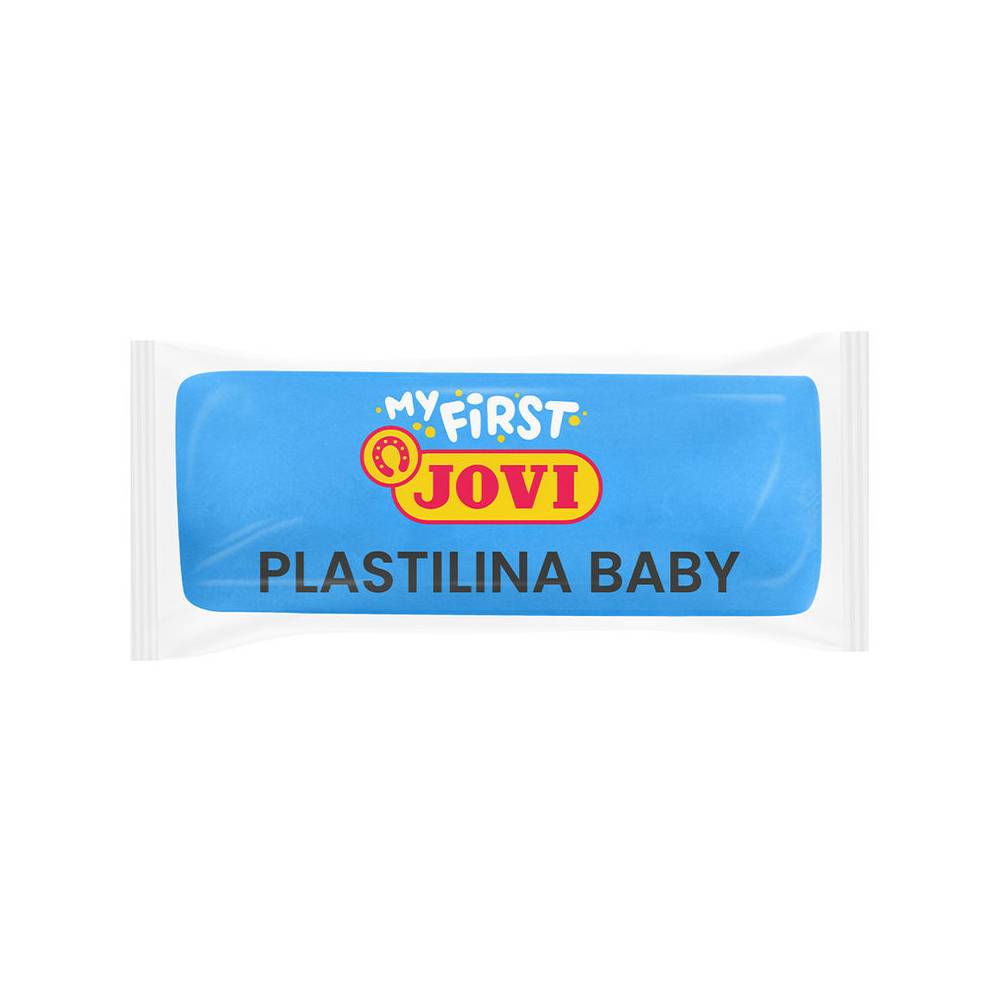 Plastilina jovi my first baby super blanda 38 g color verde caja de 18 unidades - 37012
