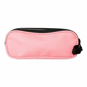 Bolso escolar portatodo antartik doble cremallera color coral 210x60x80 mm