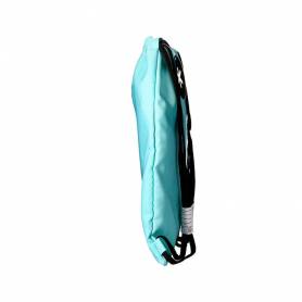 Saco plano antartik bolsillo interior con cremallera color azul hielo 350x400 mm