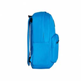 Cartera antartik mochila con asa y bolsillo frontal concremallera color azul 320x140x430 mm