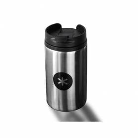 Vaso antartik acero inoxidable con tapa dosificador de seguridad y base acolchada 290 ml color plata