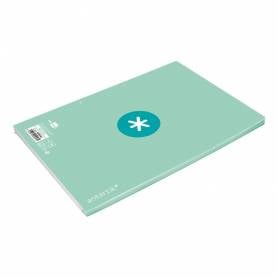 Recambio liderpapel a4 antartik 80 hojas 90g/m2 cuadro 5 mm 4 taladros 1 banda marco color menta