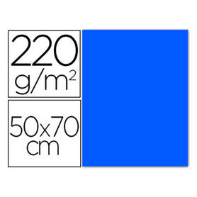 Cartulina lisa/rugosa 2 texturas 50x70 cm 220g/m2 azul marino