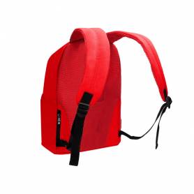 Cartera antartik mochila con asa y bolsillos con cremallera color rojo 310x160x410 mm