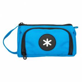 Bolso escolar portatodo antartik con bolsillo delantero desplegable color azul 110x85x200 mm