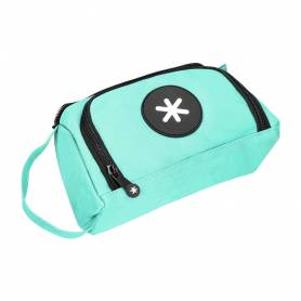 Bolso escolar portatodo antartik con bolsillo delantero desplegable color menta 110x85x200 mm