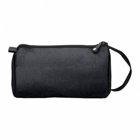 Bolso escolar portatodo antartik con bolsillo delantero desplegable color negro 110x85x200 mm