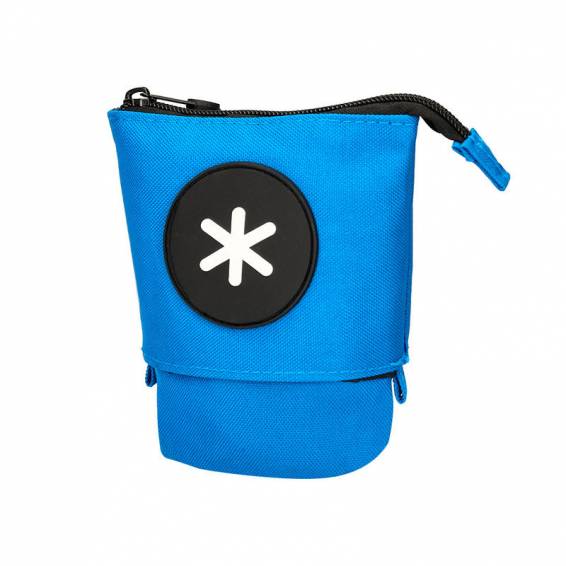 Bolso escolar portatodo antartik cubilete color azul 190x60x80 mm