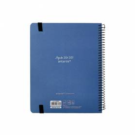 Agenda escolar antartik año 24 - 25 curso colección minimal blue semana vista a5