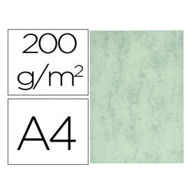Cartulina marmoleada din a4 200 gr color verde paquete de 100 hojas