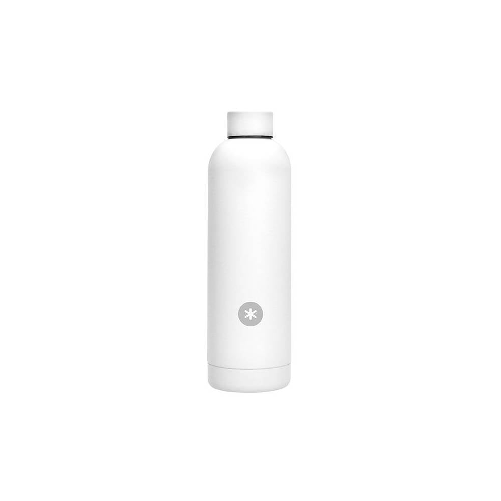 Botella portaliquidos antartik isotermica acero inoxidable libre de bpa color blanco 750 ml