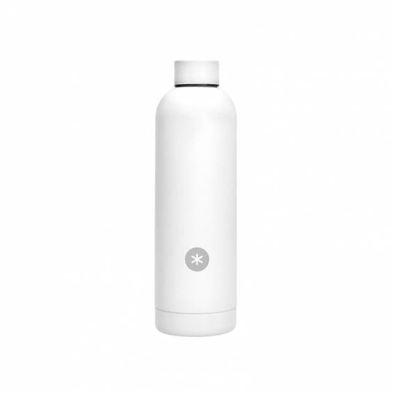 Botella portaliquidos antartik isotermica acero inoxidable libre de bpa color blanco 750 ml